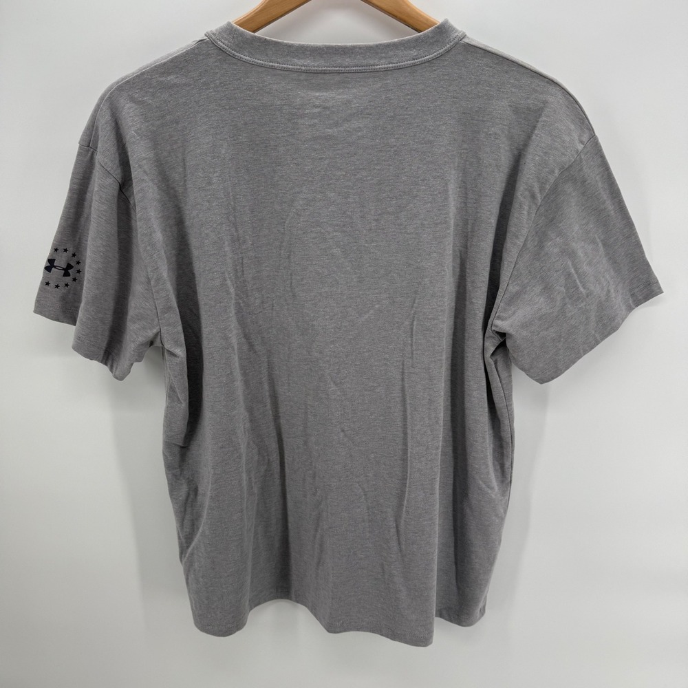 Under Armour Project Rock Respect Blood Sweat Gray T-Shirt Womens Medium - Picture 3 of 9